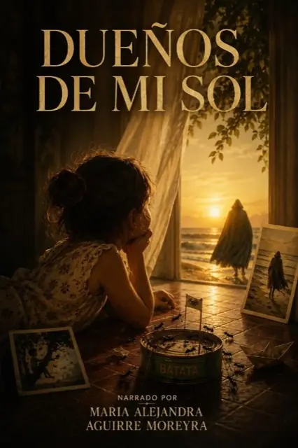 Afiche de Dueños de mi sol, narrado por María Alejandra Aguirre Moreyra.